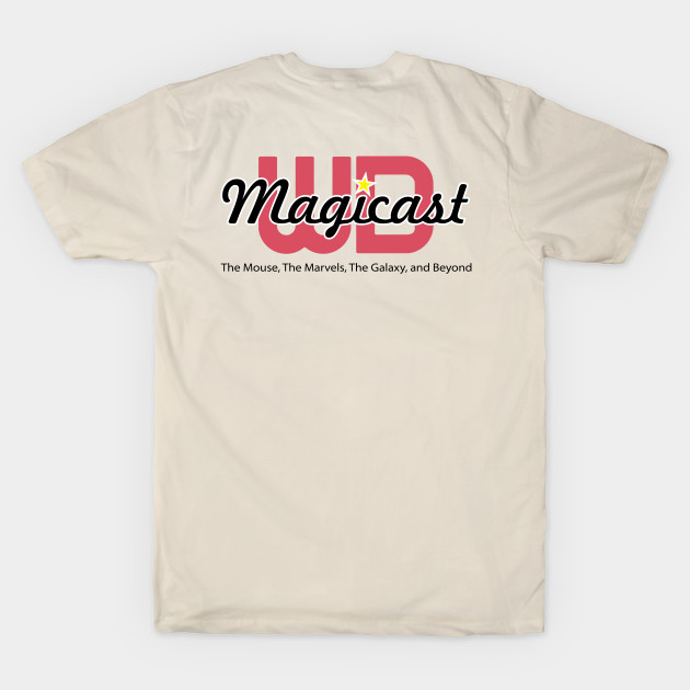 WD Magicast Logo back of shirt by WD Magicast